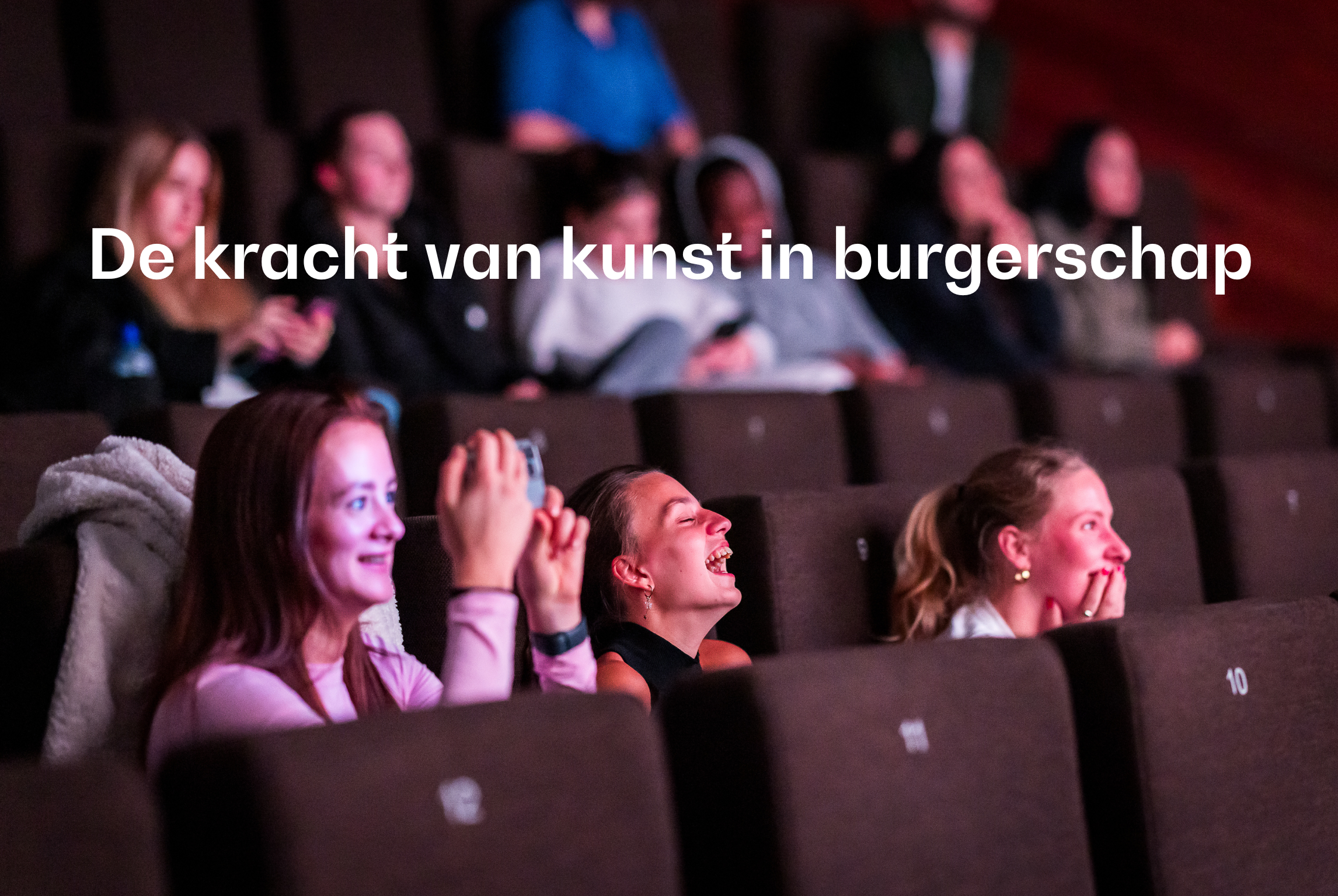 Geen klaslokaal, maar theaterzaal: kunst verdiept burgerschap bij ROC Nijmegen